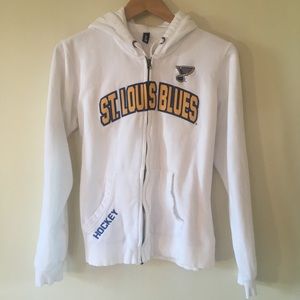 St. Louis Blues Hockey White Jacket